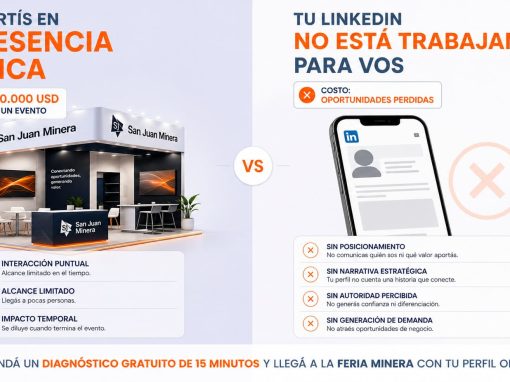 Cómo llegas a la feria minera con tu perfil de LinkedIn